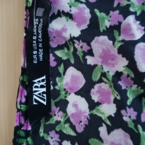 ZARA Floral print halter top - Picture 9 of 10